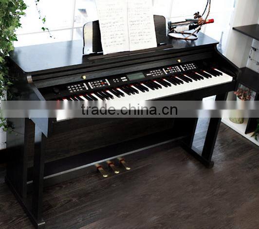 88 weighted keys 3 pedal digital piano in black
