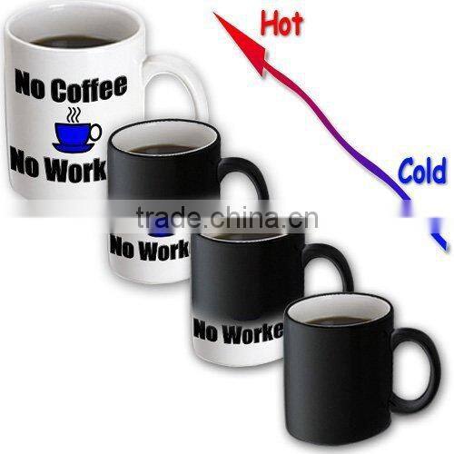 Fantasy Mugs Ceramic Color Changing Creative Black Mug