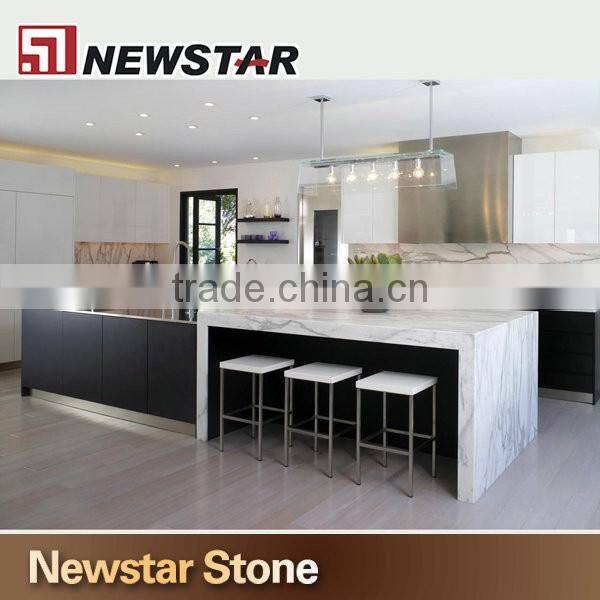 Luxury marble kitchen countertop