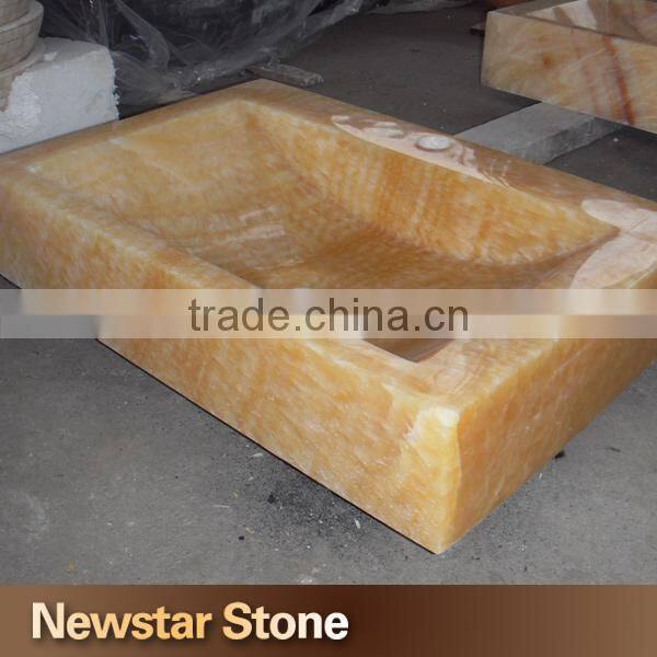 Chinese natural stone bathroom sink onyx sink
