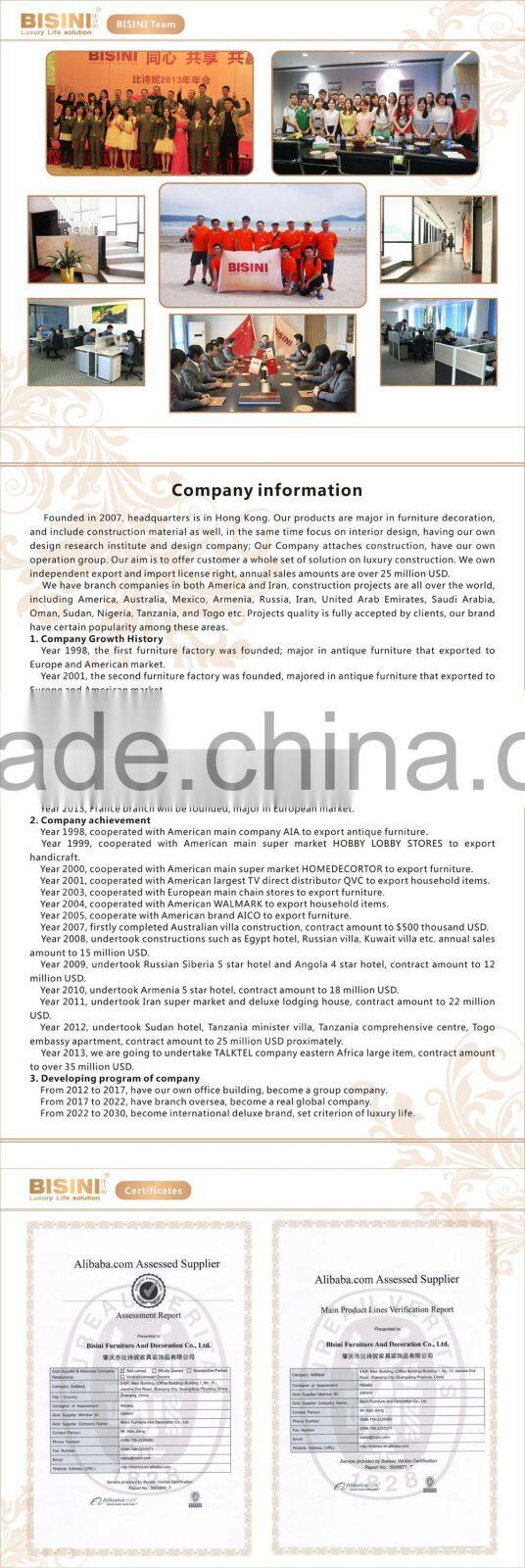 2017 new style shop counter design money counter reception counter(BG11-M098)