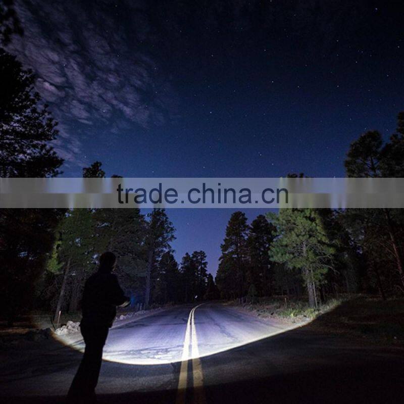 High quality Strong Light bright rechargeable tactical flashlight