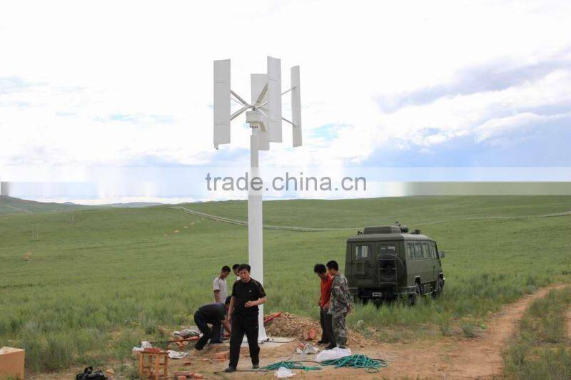 1kw 2kw 3kw 5kw vertical axis Wind Turbine Generator