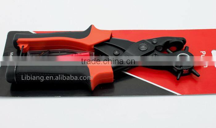 Revolving Carbon Steel Leather Punch Pliers