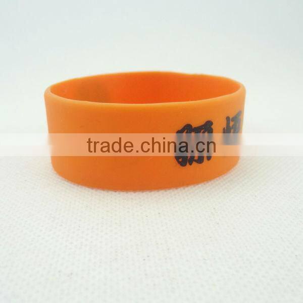 factory price adult size 1 inch width silicone wristband