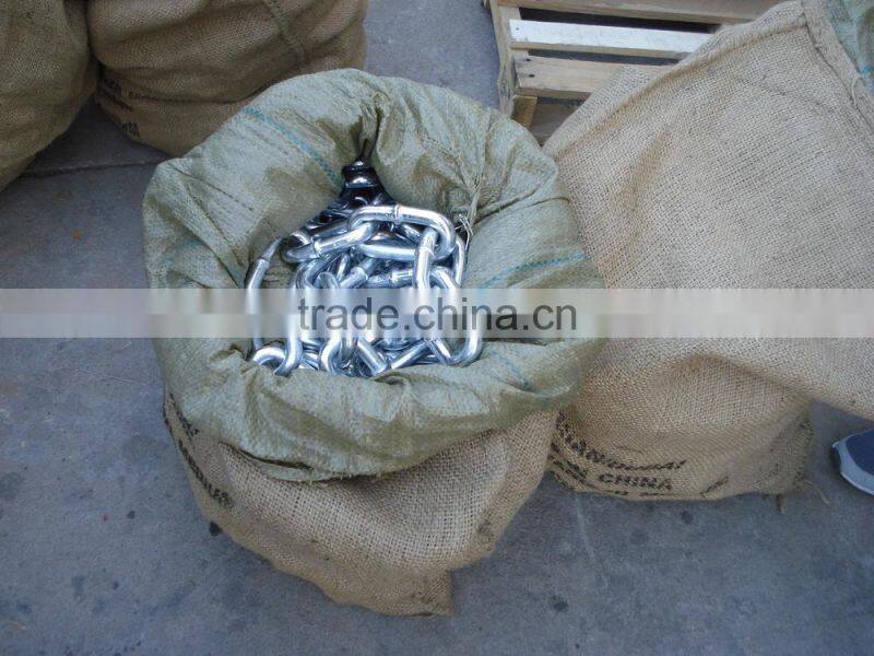 electro galvanized iron ship anchor chain for sale