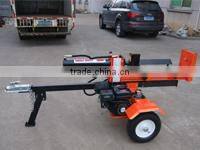 Italy Bologna Fair exhibited horizontal and vertical hydraulic Honda 6.5hp engine 16ton petrol powered wood splitter