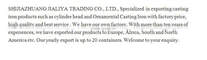 Hot sales !!! ornamental cast iron collars for fence, Gate and trellis