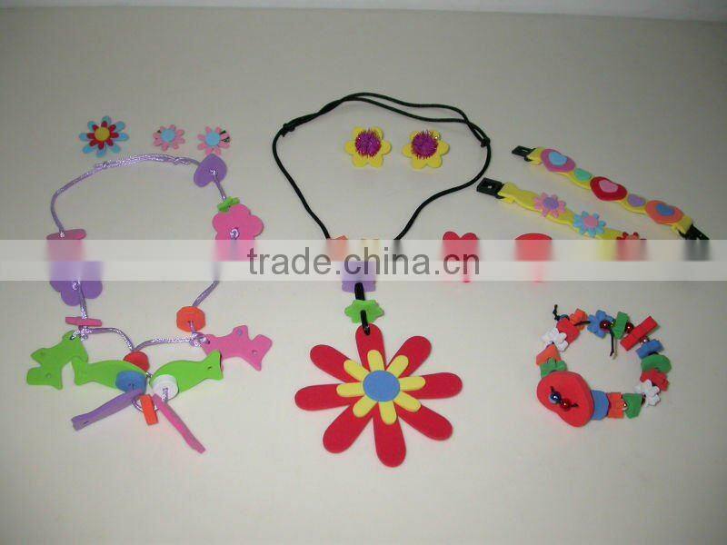 KIDS DIY CRAFT, DIY JEWELRY SET