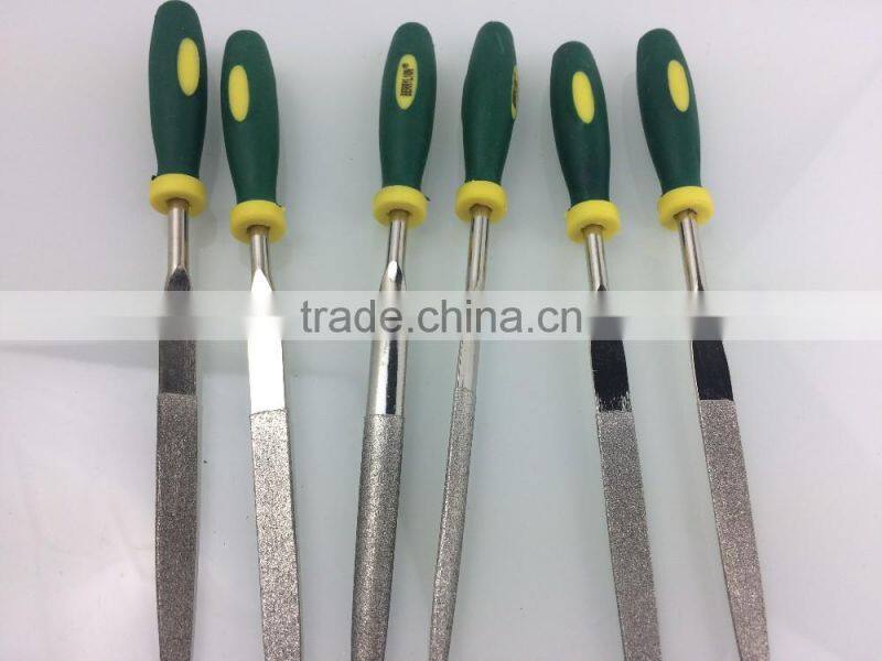 BERRYLION half round diamond file length 140mm with soft grip