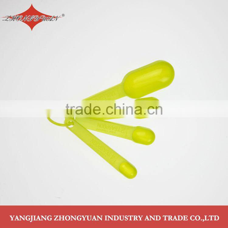 4-pc new design plastic measuring spoon set