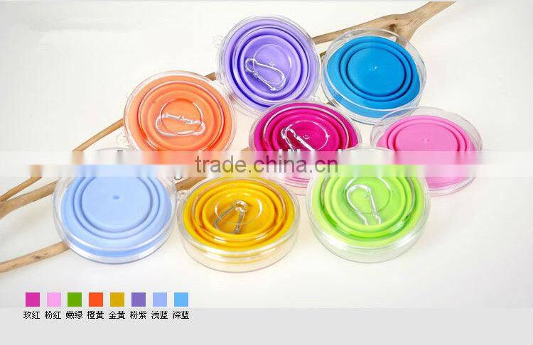 silicone folding cup for travel camping