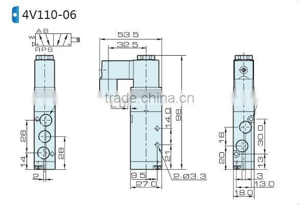 4V100 delphi control valve with high quality