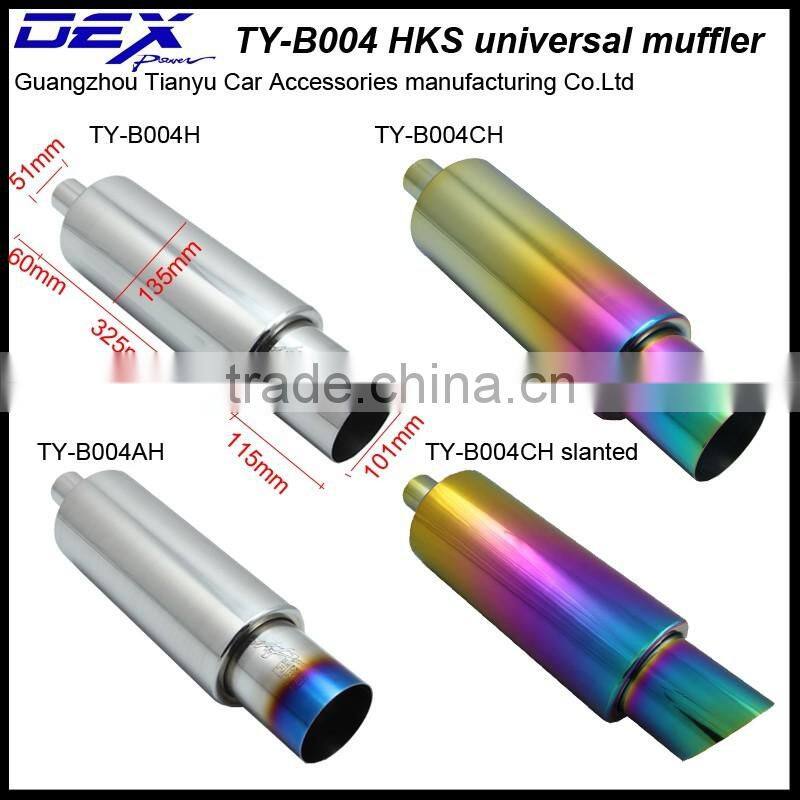 modified stainless steel exhaust pipe