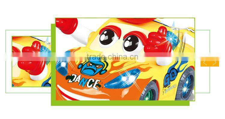 Hot sale battery operated 3D light singing electric car battery price