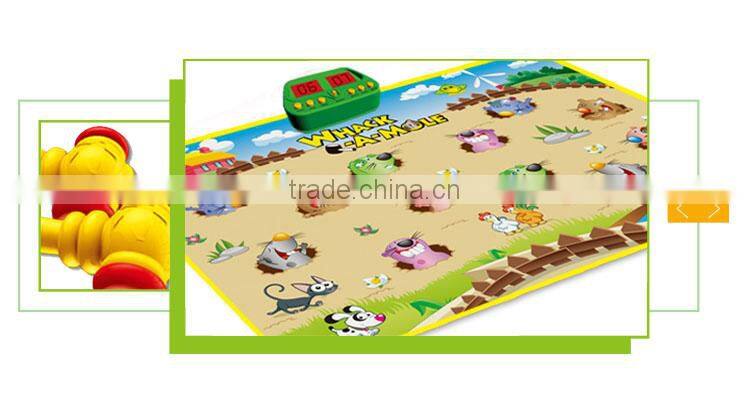 Hot sale kids play plastic hammer game hamster toys