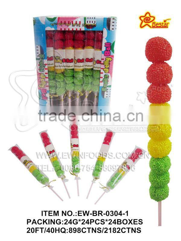 Traffic Light Fruits Jelly Ball Lollipop Candy