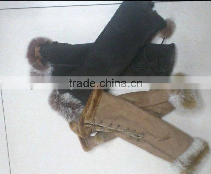 rabbit fur winter gloves wholesale/Long rabbit fur gloves