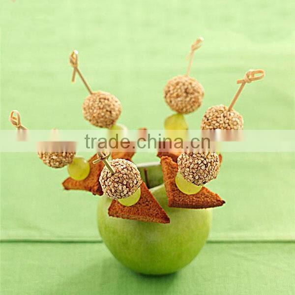 New product 2016 decoration cocktail color bamboo skewers