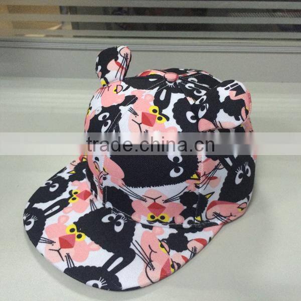 children's snapback cap/kis cap /cartoon cap