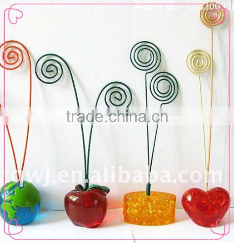 Round transparent PP box with assorted OEM shapes metal paper clips