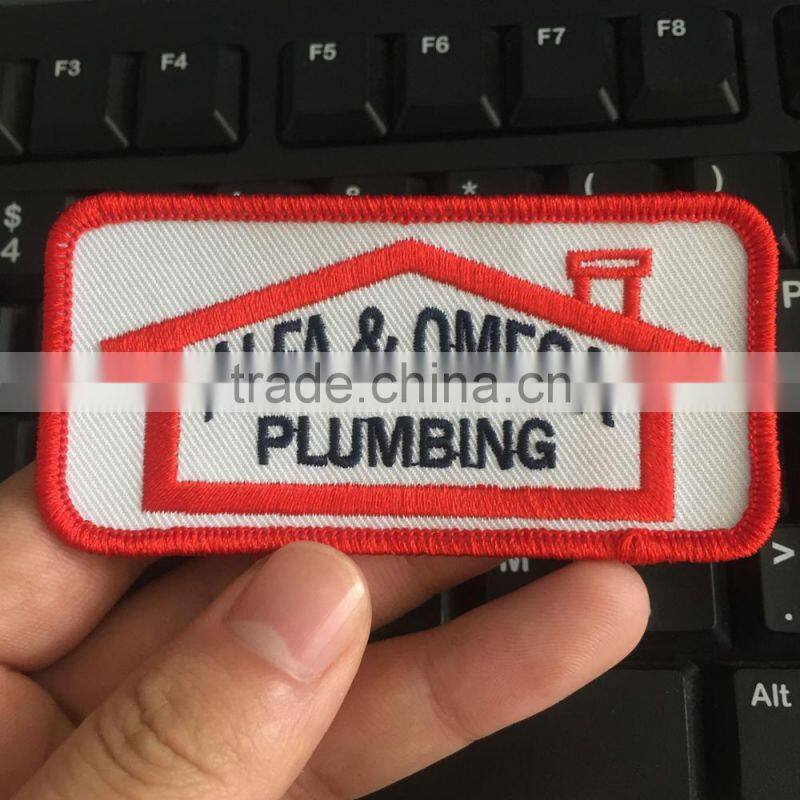 2016 Factory direct wholesale custom high quality embroidery patch