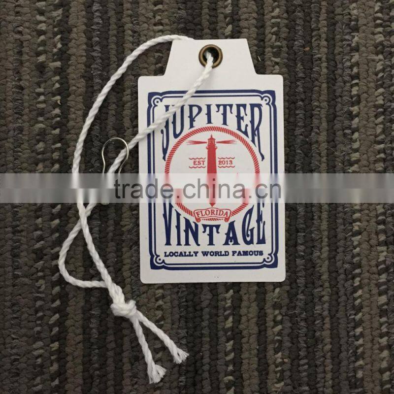 Custom Kraft Paper garments hang tags swing tags