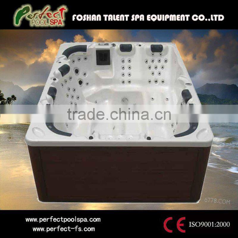 pop-up TV outdoor spa hottub bath tub