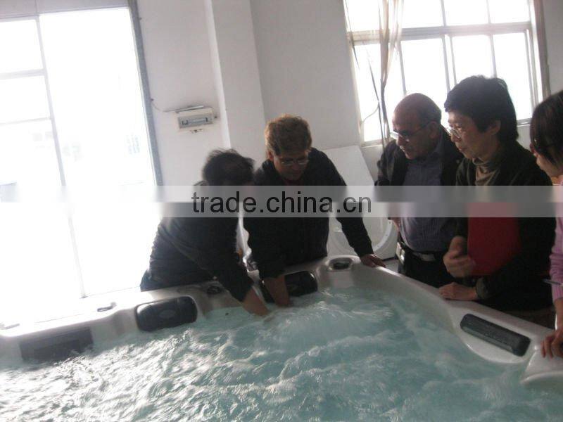 Wooden sauna dry steam room