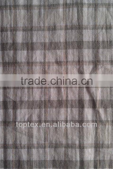 linen cotton yarn dyed fabric