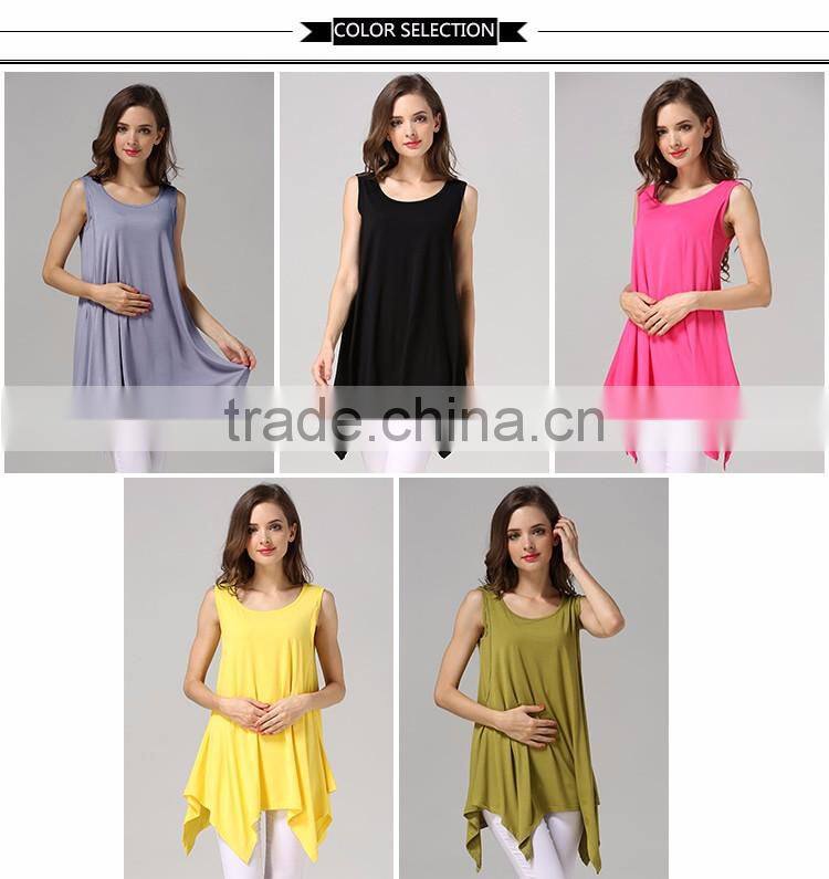 Blouse Sleeveless Nursing Clothes Thin Section Breastfeeding Clothing Modal Maternity Mother Outdoor Tops