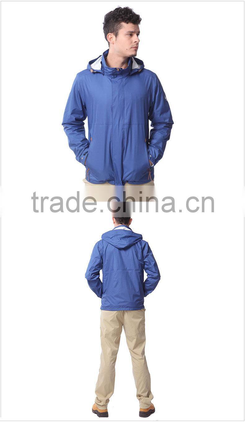 2015 New Fashion Custom Nylon Windbreaker Man Spring Jacket