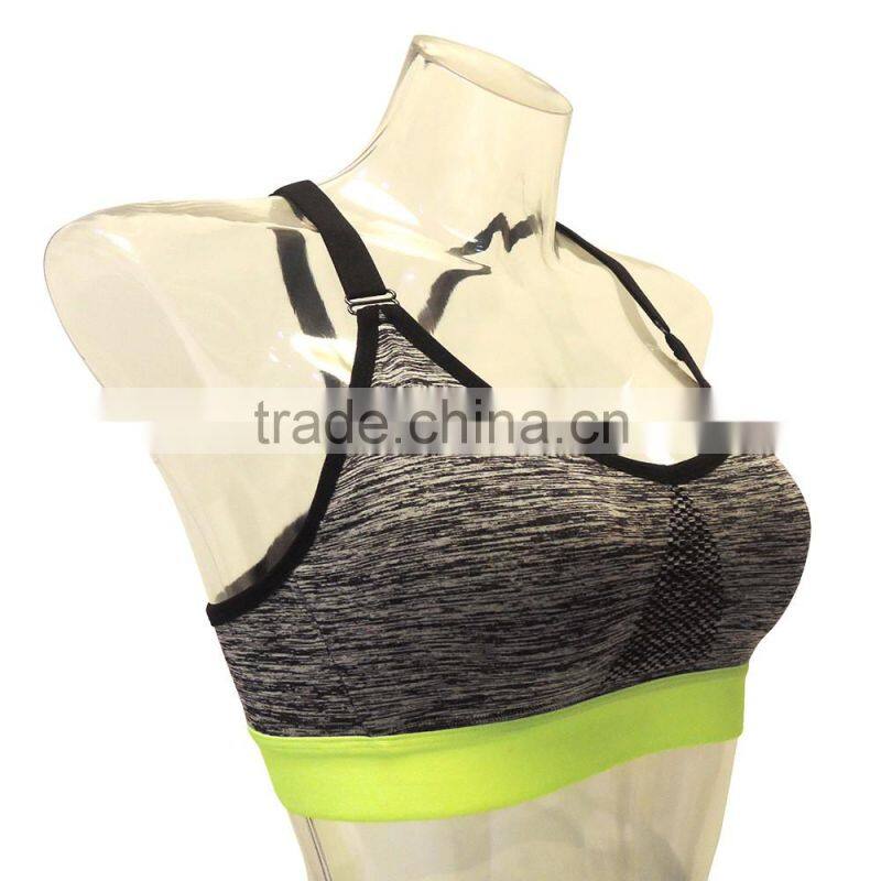 New seamless running bra fitness wireless women underwear sports bra