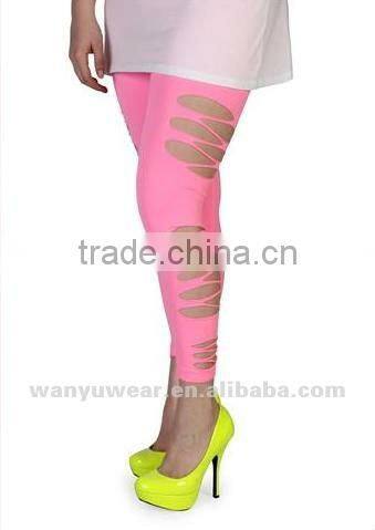 plus size seamless lazer cut leggings