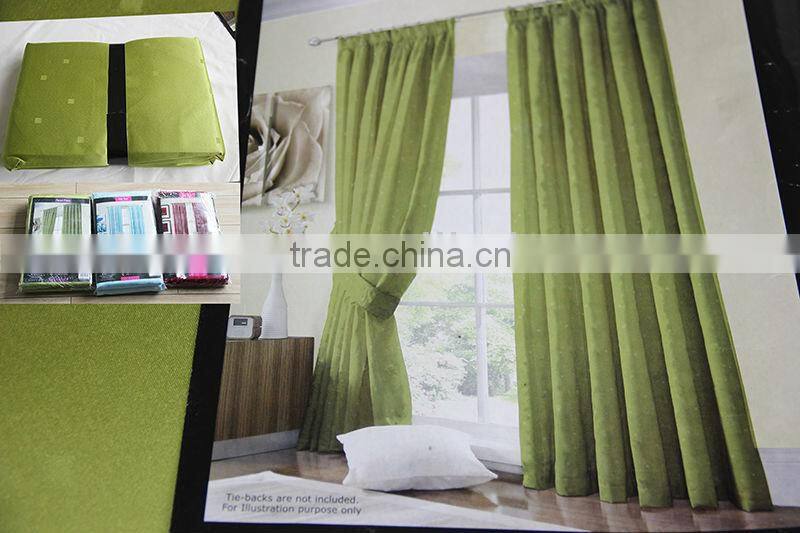polyester bathroom ready made shimmer lined panel curtains with grommets