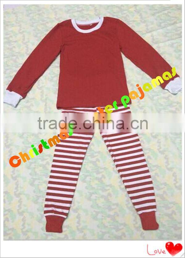 Christmas Fall 2015 Winter ruffle set baby kids sleeping clothing set giggle moon remake Persnickety sets stripe pajamas outfits