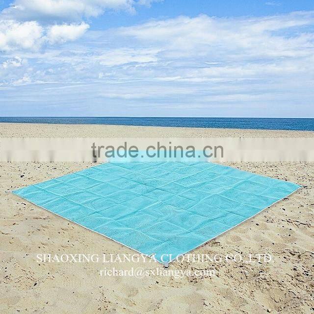 56'' x 78'' Sand Proof Beach Travel Blanket With Pouch