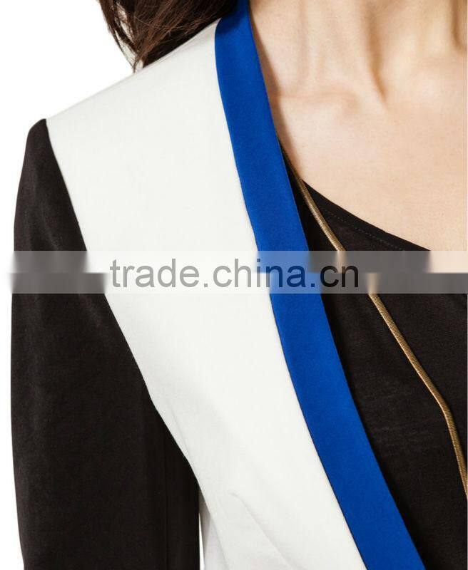 Longline Colorblocked Blazer