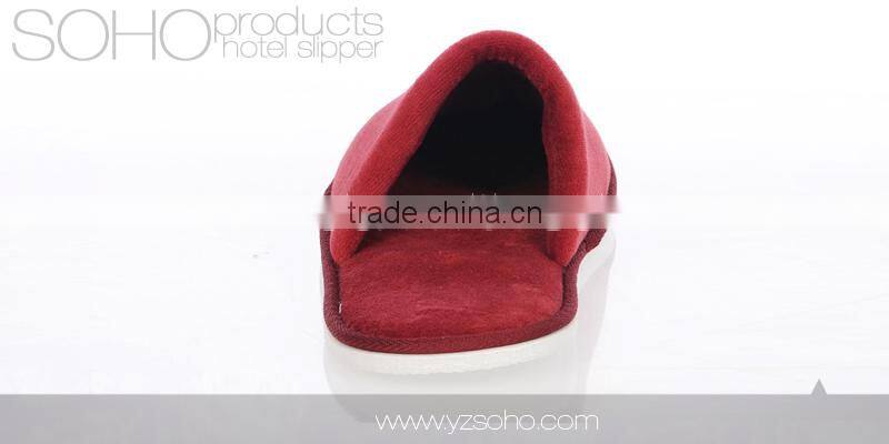 Fashion Cheap Disposable Woman Felt Slipper