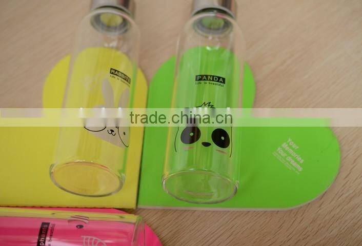 Cute Fashion Transparent Glasses Bottle Small Glass Bottle