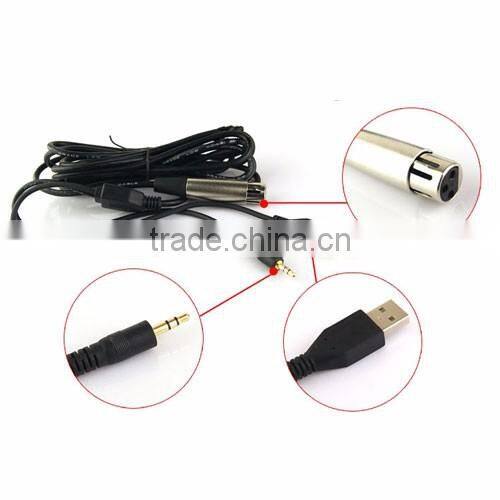 MK-F100TL Belt Microphone With Reverberation Sound Card Illusion Mirage Power Dismiss/Condenser Microphone/Microphone Recording