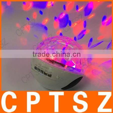Colorful stage lights effects rotation Bluetooth speaker, card speaker,