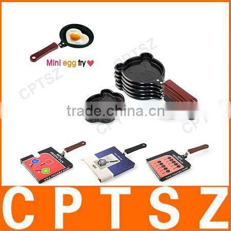 Heart Shaped Bear Frog Pig Mini Frying Pan Single Serving Egg Pancake Novelty