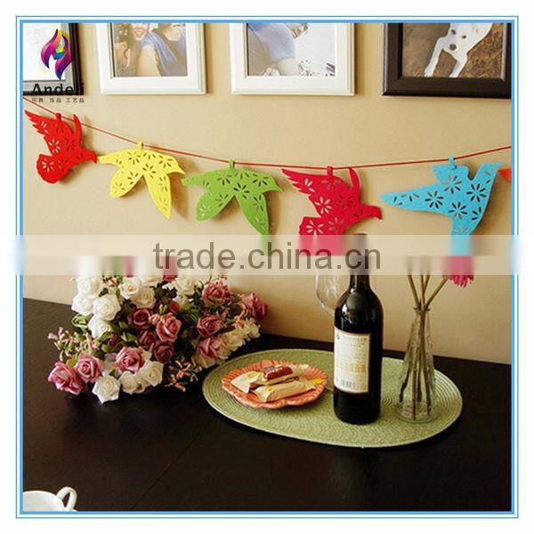 factory supply new style DIY felt string banner