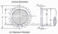 Maker in Taiwan Carbon Steel ISTW Retaining Inverted External Snap Ring