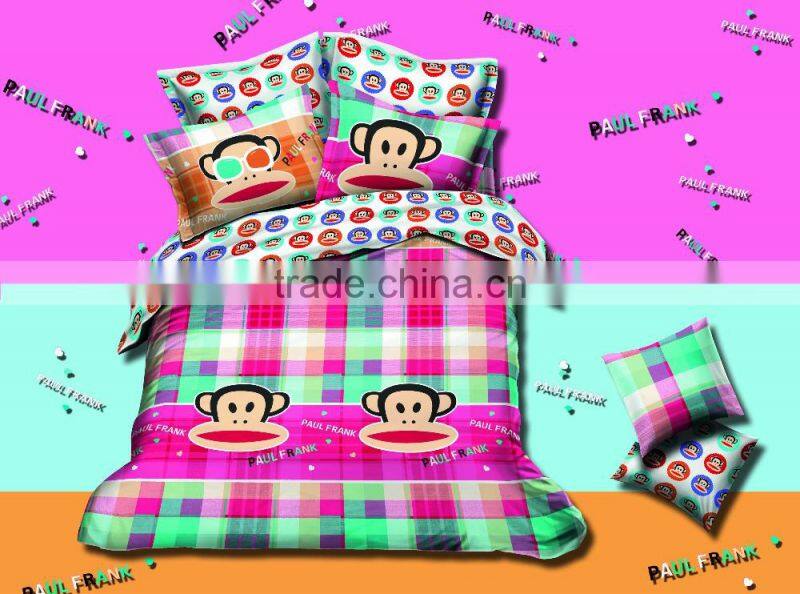 Lovely cartoon bedding set for children wholesale