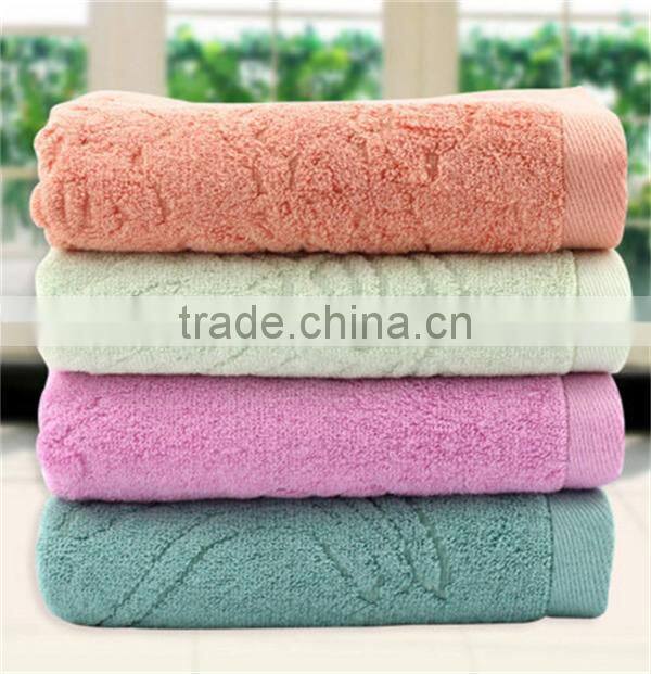 Hot Sale High quality sweat absorbing jacquard face towel bamboo