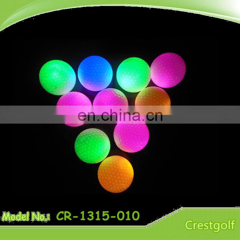 Color Custmed LED Golf Balls Cool Flash Golf LED ball