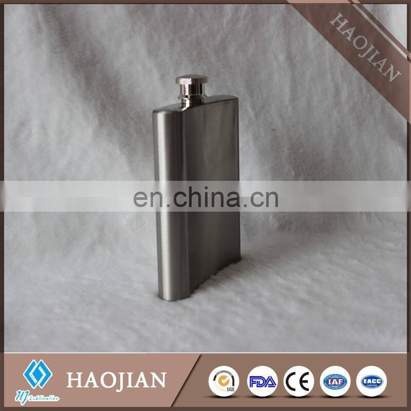 stainless steel hip flasks,wine flask with silver color 6/7/8 oz