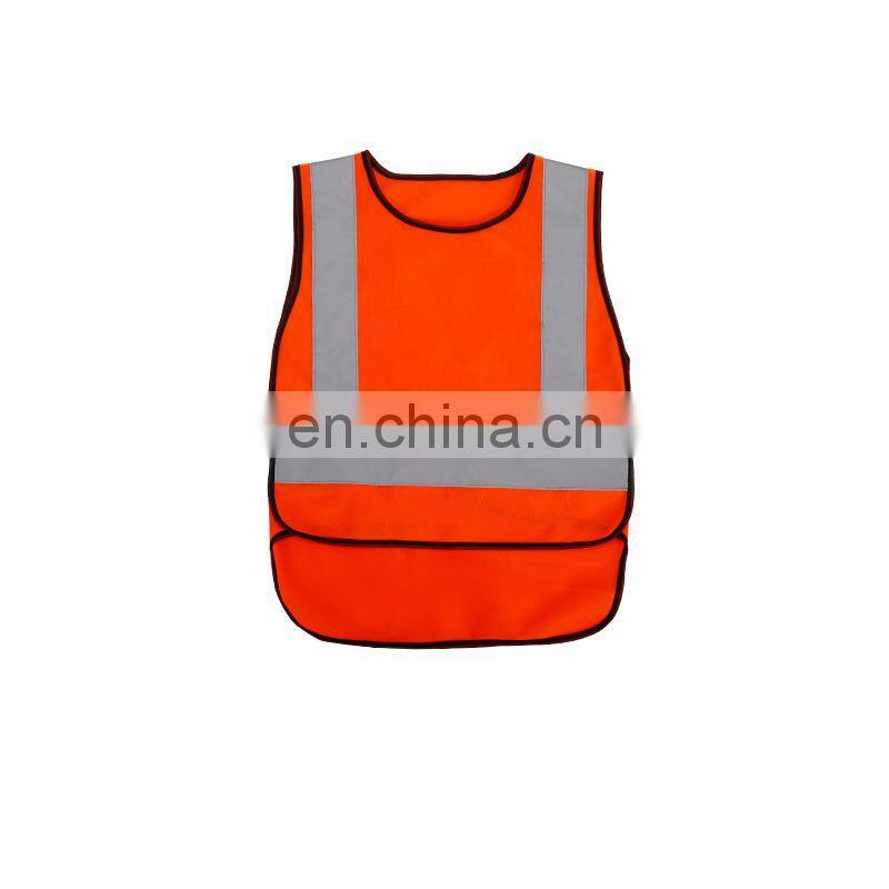 High visibility reflective safety vest for clothing with EN471 Class 2